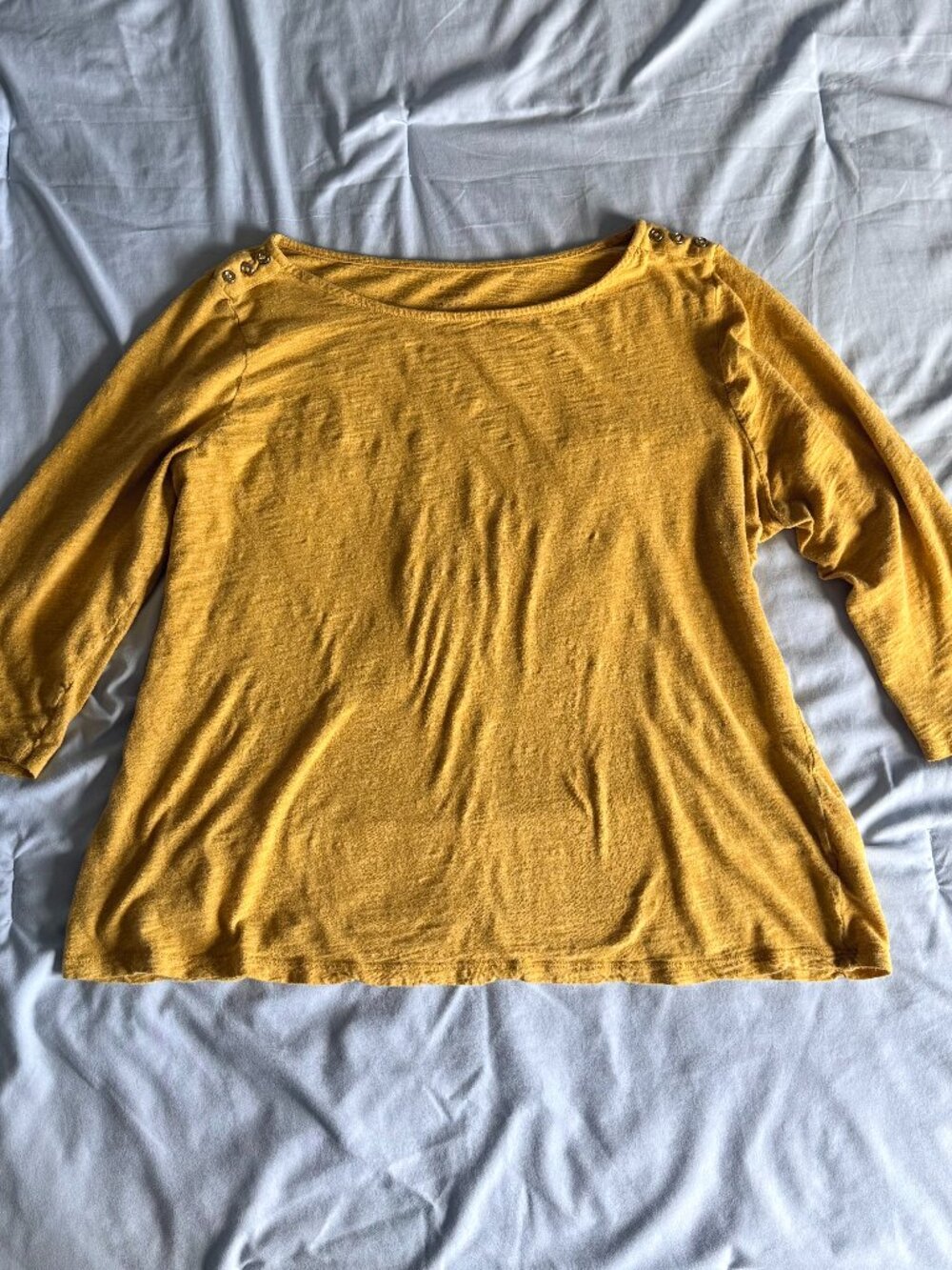 A New Day Women's Yellow T-shirt
